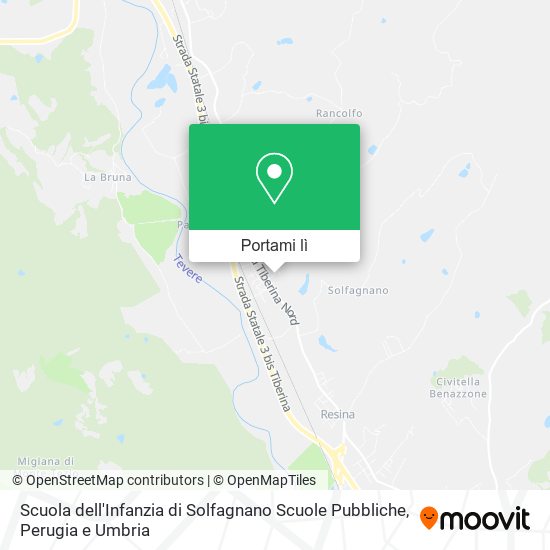 Mappa Scuola dell'Infanzia di Solfagnano Scuole Pubbliche