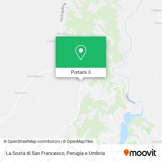 Mappa La Sosta di San Francesco