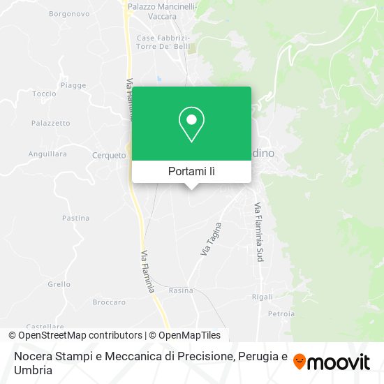 Mappa Nocera Stampi e Meccanica di Precisione