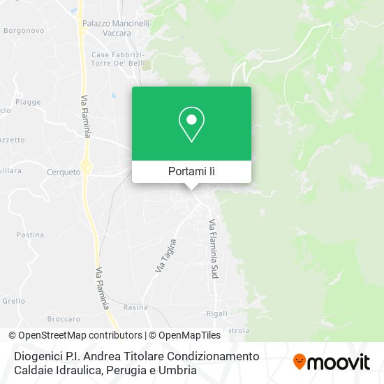 Mappa Diogenici P.I. Andrea Titolare Condizionamento Caldaie Idraulica