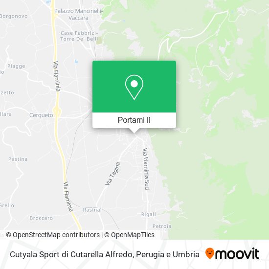 Mappa Cutyala Sport di Cutarella Alfredo