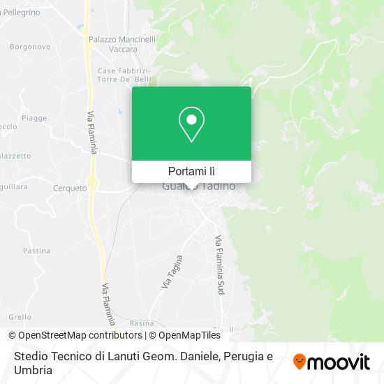 Mappa Stedio Tecnico di Lanuti Geom. Daniele