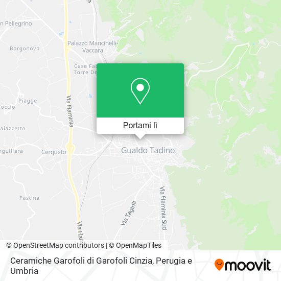 Mappa Ceramiche Garofoli di Garofoli Cinzia
