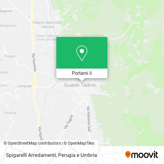 Mappa Spigarelli Arredamenti