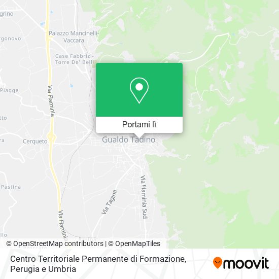 Mappa Centro Territoriale Permanente di Formazione