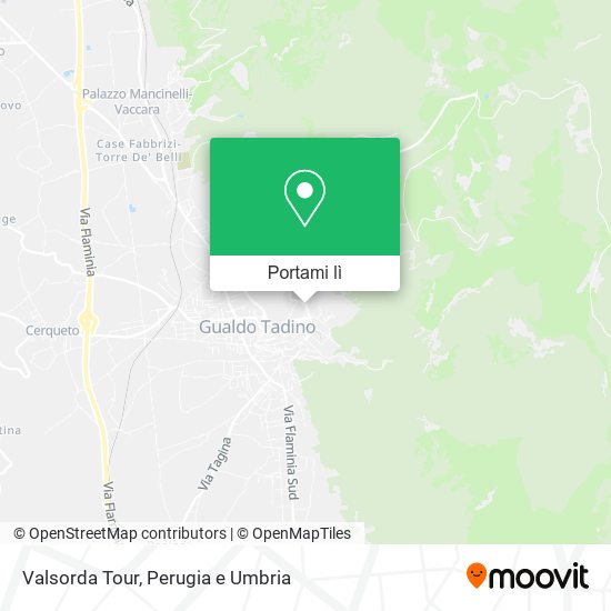 Mappa Valsorda Tour