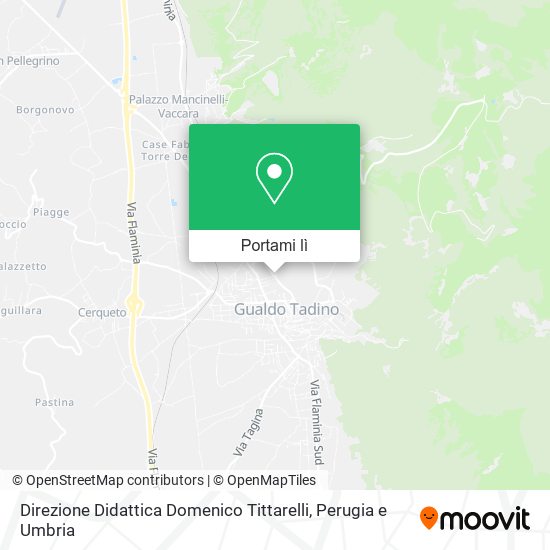 Mappa Direzione Didattica Domenico Tittarelli