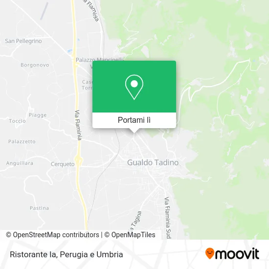 Mappa Ristorante la