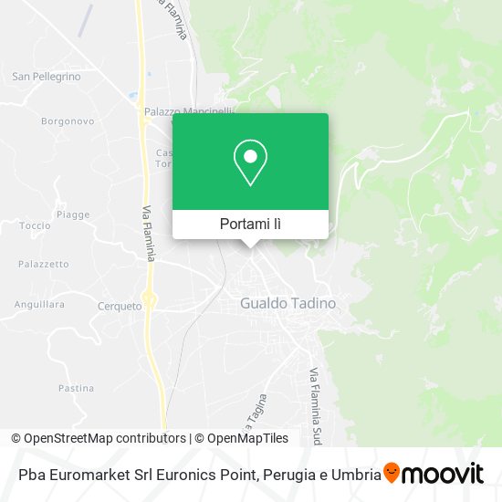 Mappa Pba Euromarket Srl Euronics Point