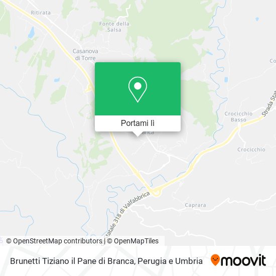 Mappa Brunetti Tiziano il Pane di Branca