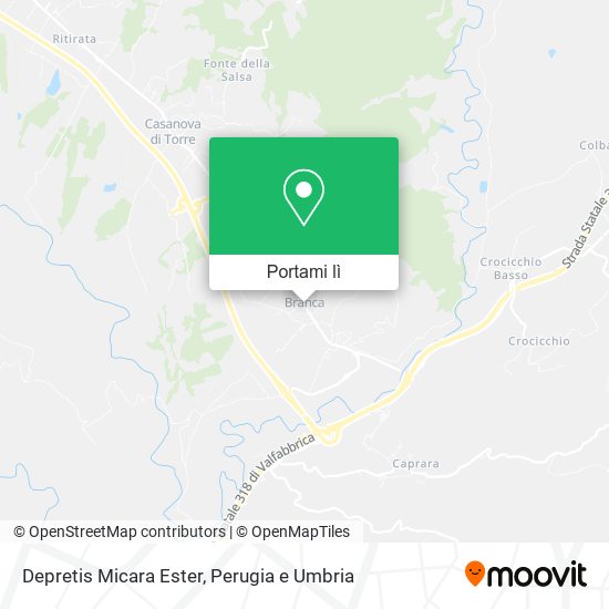 Mappa Depretis Micara Ester