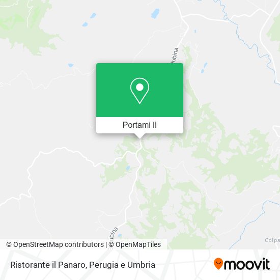 Mappa Ristorante il Panaro