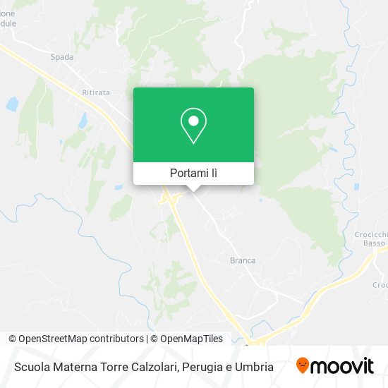 Mappa Scuola Materna Torre Calzolari