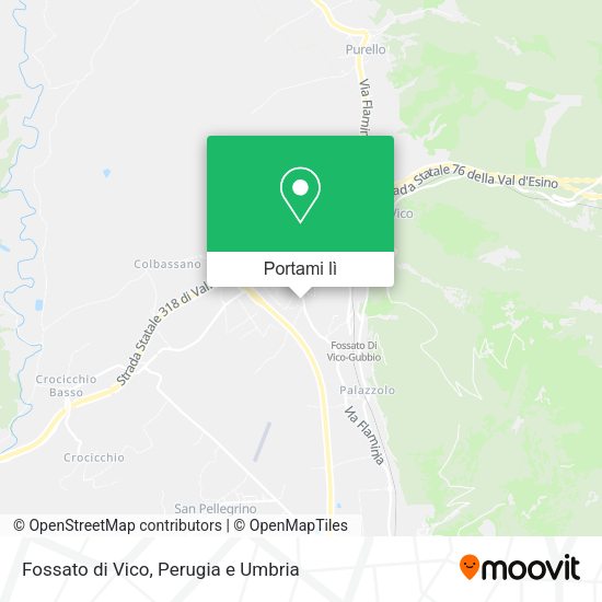 Mappa Fossato di Vico