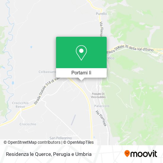 Mappa Residenza le Querce