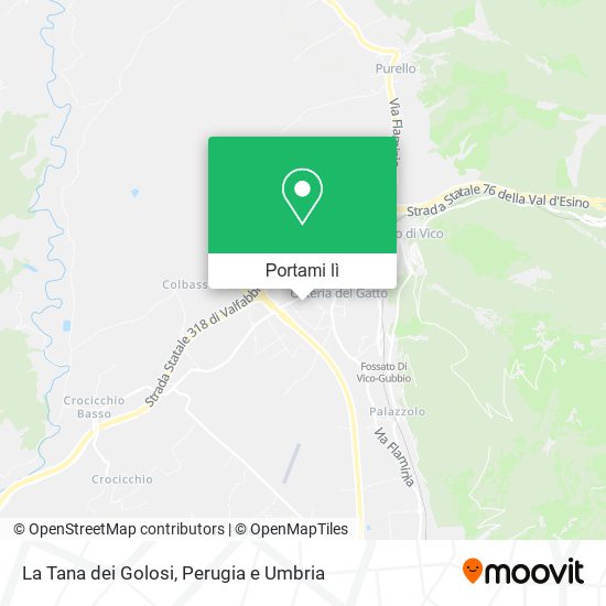Mappa La Tana dei Golosi