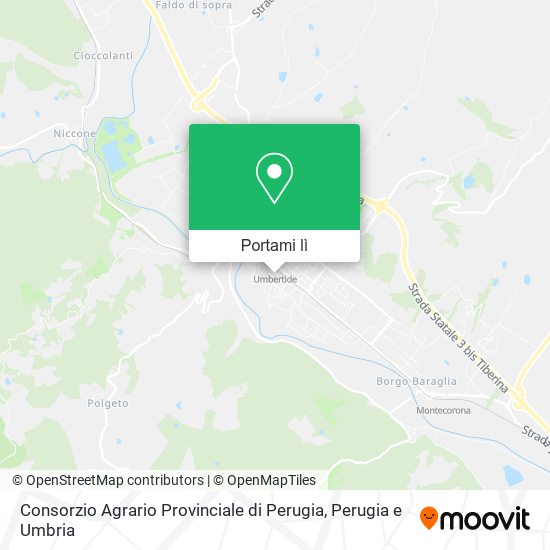 Mappa Consorzio Agrario Provinciale di Perugia