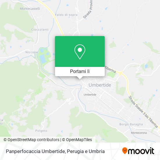 Mappa Panperfocaccia Umbertide