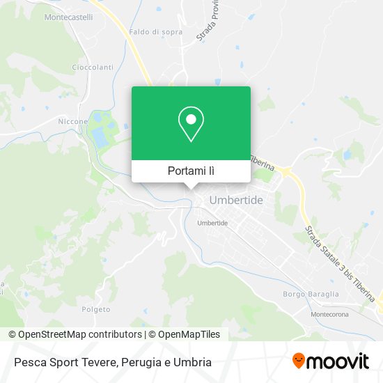 Mappa Pesca Sport Tevere