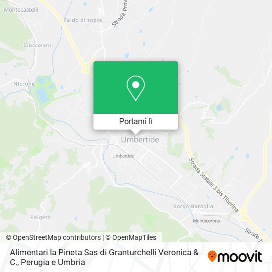 Mappa Alimentari la Pineta Sas di Granturchelli Veronica & C.