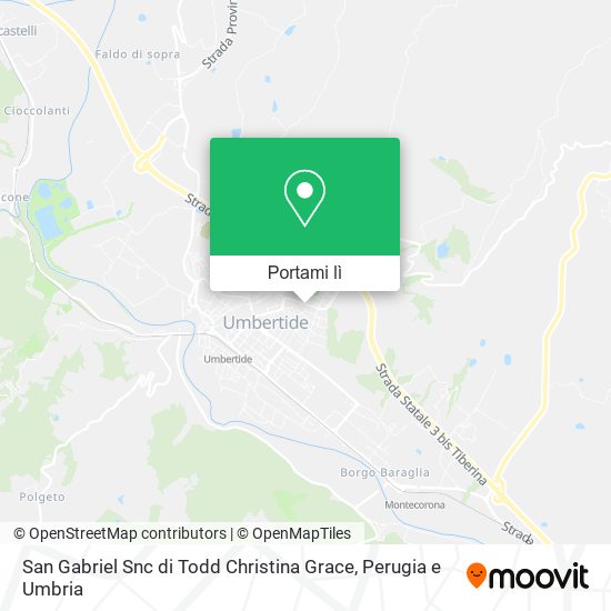 Mappa San Gabriel Snc di Todd Christina Grace