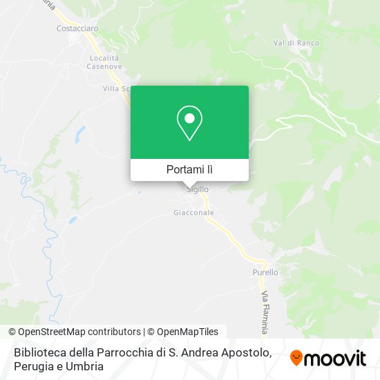 Mappa Biblioteca della Parrocchia di S. Andrea Apostolo