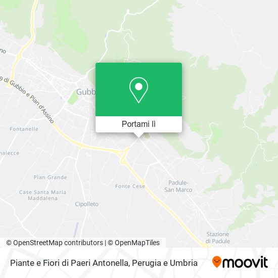 Mappa Piante e Fiori di Paeri Antonella