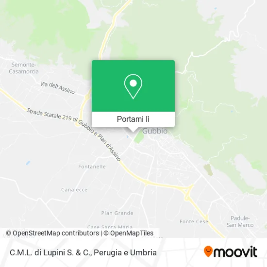 Mappa C.M.L. di Lupini S. & C.