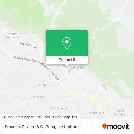 Mappa Smacchi Oliviero & C.
