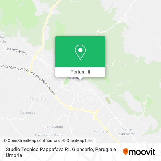 Mappa Studio Tecnico Pappafava P.I. Giancarlo
