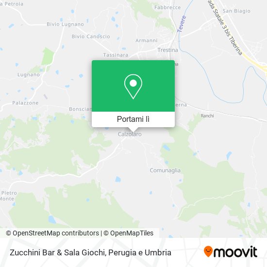 Mappa Zucchini Bar & Sala Giochi