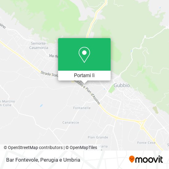 Mappa Bar Fontevole
