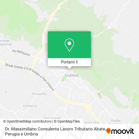 Mappa Dr. Massimiliano Consulente Lavoro Tributario Abate