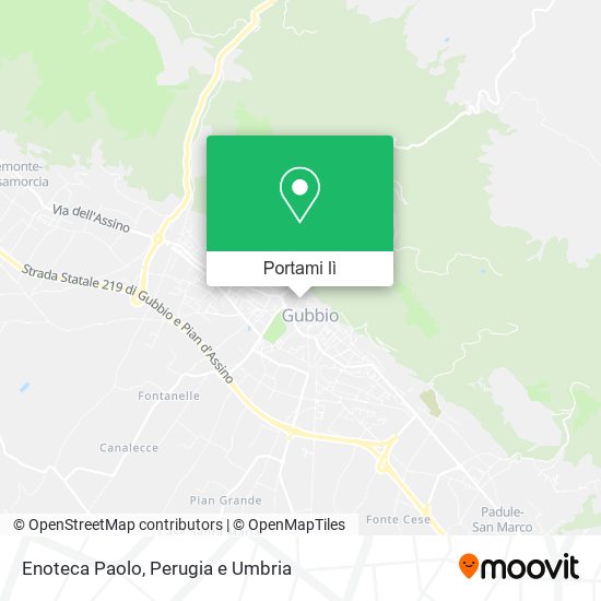 Mappa Enoteca Paolo
