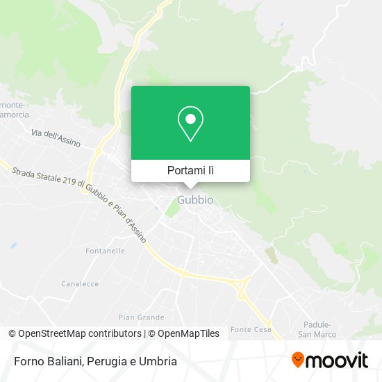 Mappa Forno Baliani