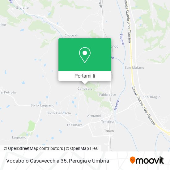Mappa Vocabolo Casavecchia 35