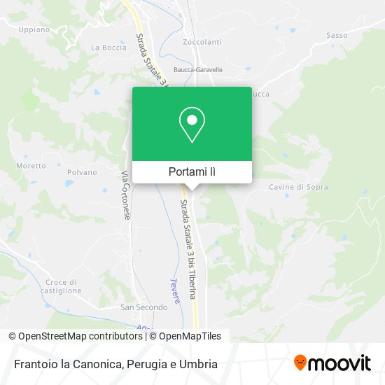 Mappa Frantoio la Canonica