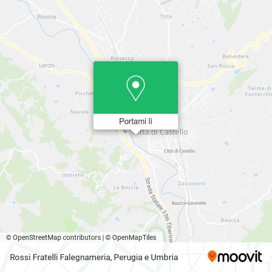 Mappa Rossi Fratelli Falegnameria