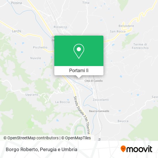 Mappa Borgo Roberto
