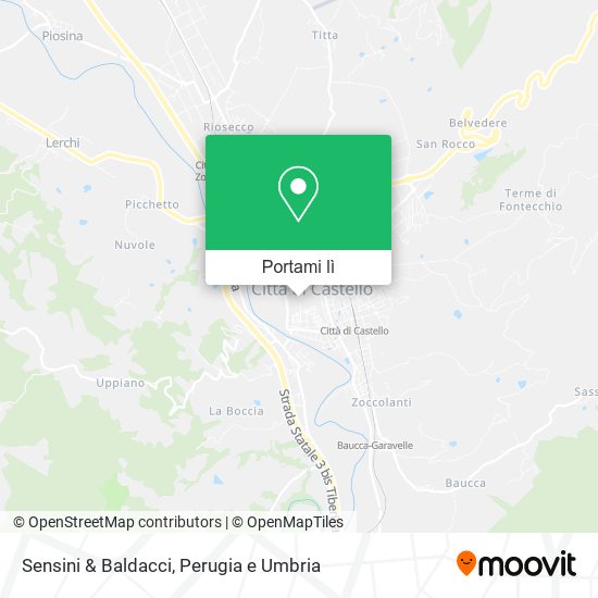 Mappa Sensini & Baldacci