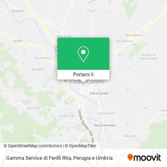 Mappa Gamma Service di Ferilli Rita