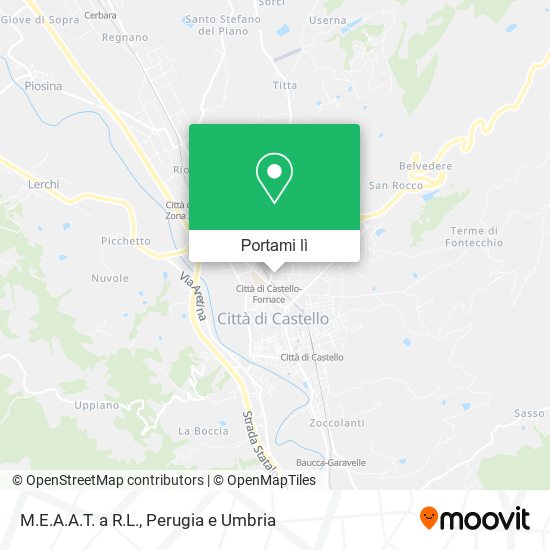 Mappa M.E.A.A.T. a R.L.