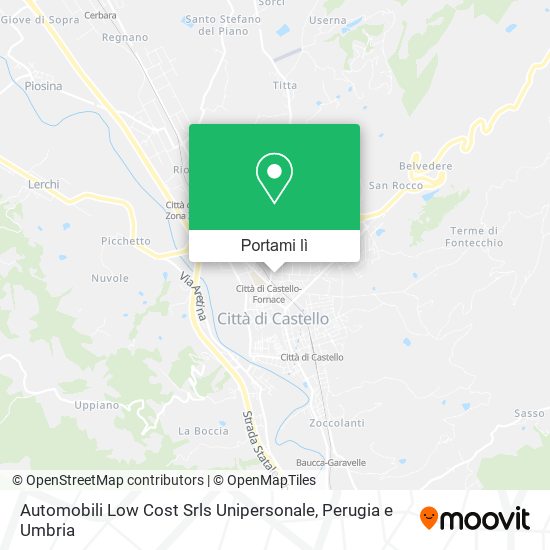 Mappa Automobili Low Cost Srls Unipersonale