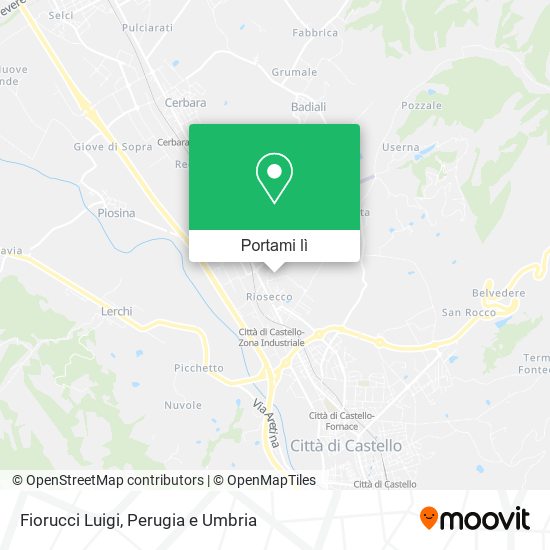 Mappa Fiorucci Luigi