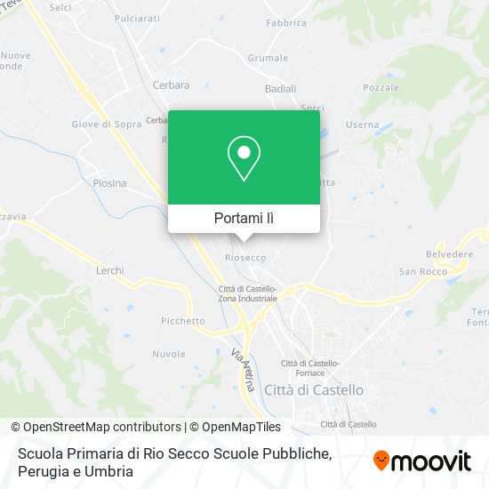 Mappa Scuola Primaria di Rio Secco Scuole Pubbliche