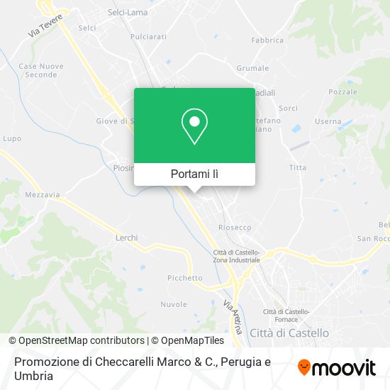 Mappa Promozione di Checcarelli Marco & C.