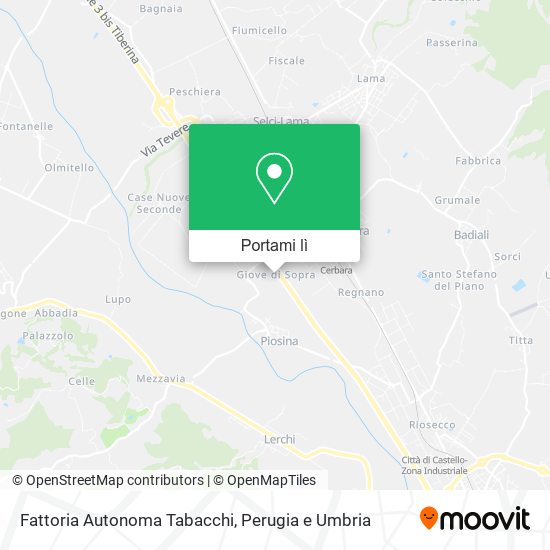 Mappa Fattoria Autonoma Tabacchi