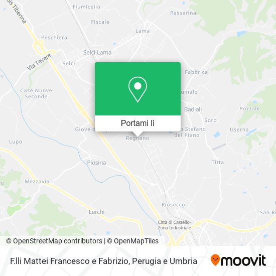 Mappa F.lli Mattei Francesco e Fabrizio