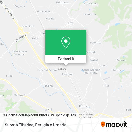 Mappa Stireria Tiberina