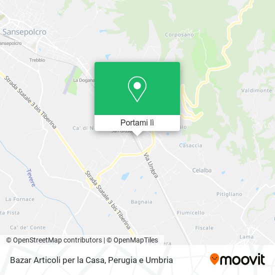 Mappa Bazar Articoli per la Casa